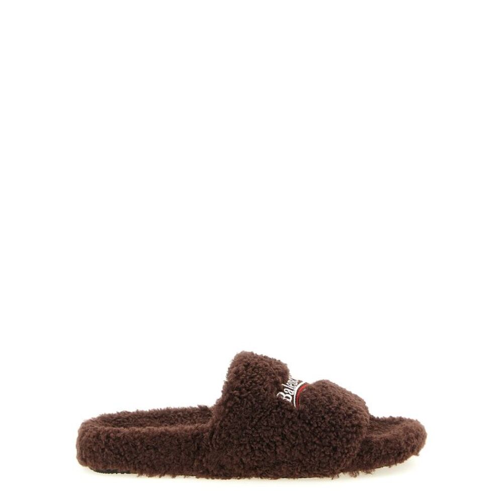 Balenciaga Women 'Furry' Open Sandals